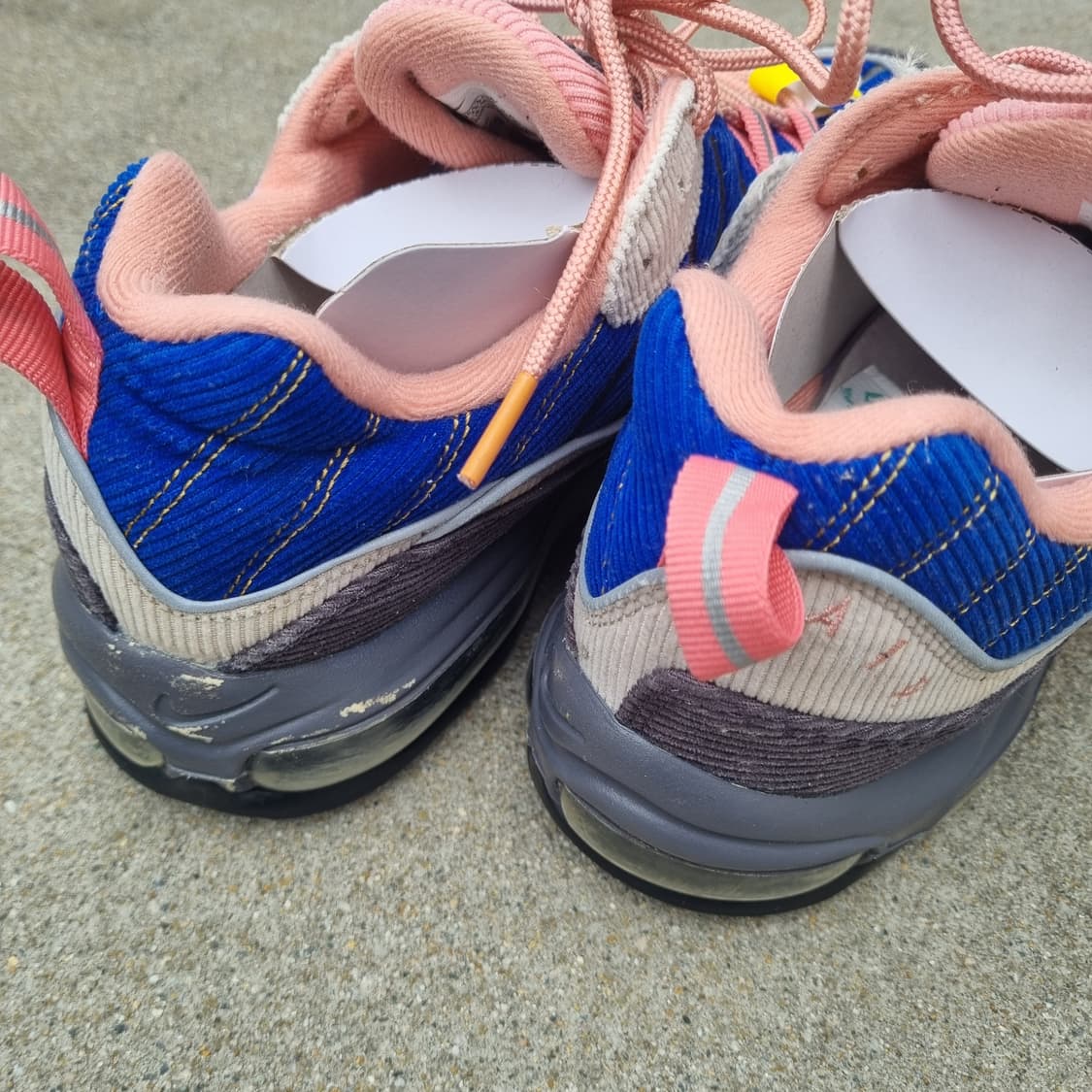 나이키 에어맥스98 코듀로이 데저트샌드 크X가격46만 크린토피아세탁완료 상품이미지5