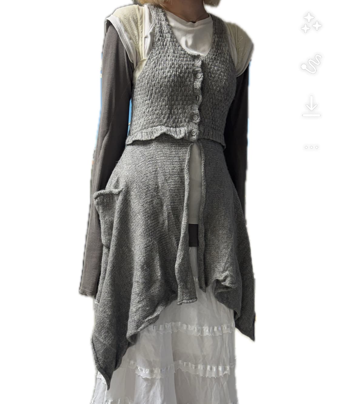 Vintage Knit vest 상품이미지2