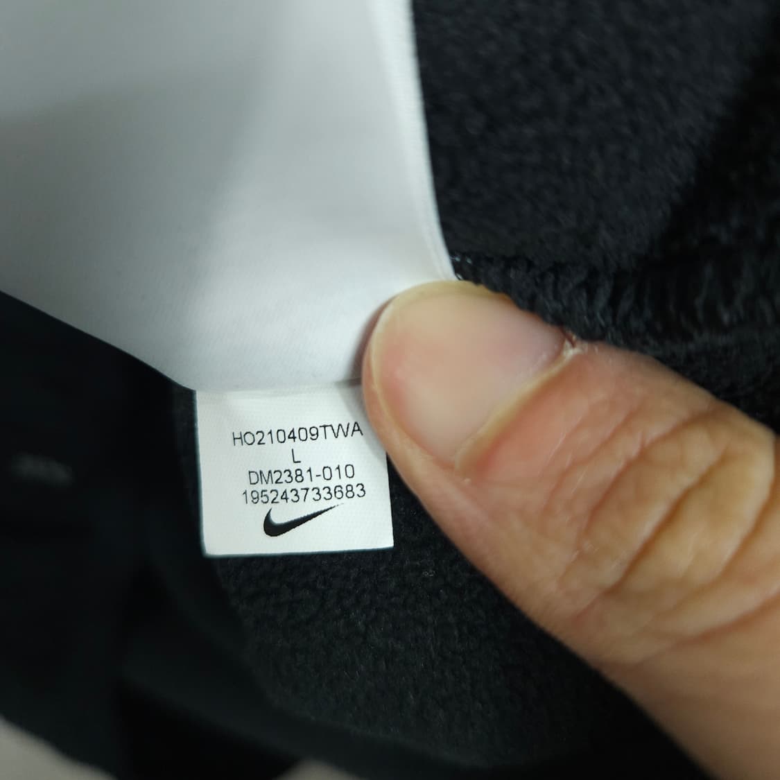 나이키 에어 후리스 아노락 L 상품이미지8