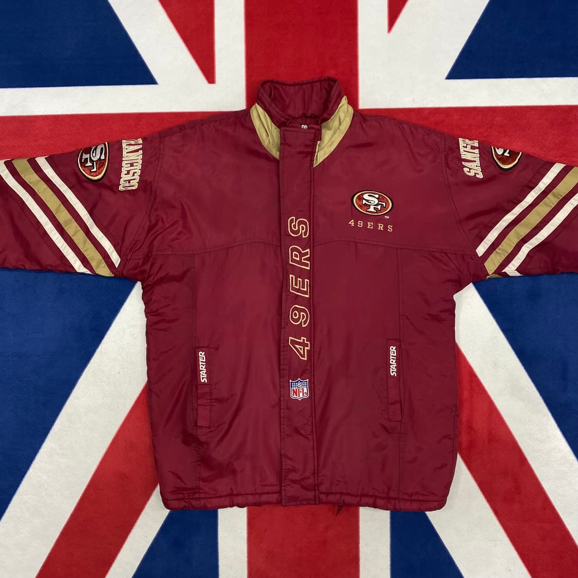 NFL 스타터 샌프란시스코 올드스쿨점퍼 M 실측 XL  상품이미지4