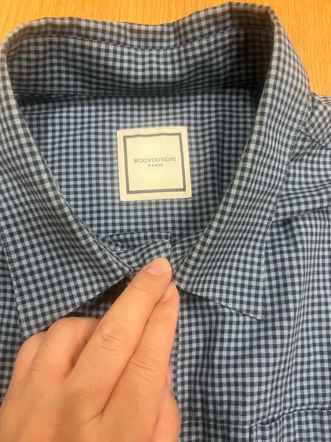 우영미 체크셔츠46 상품이미지3