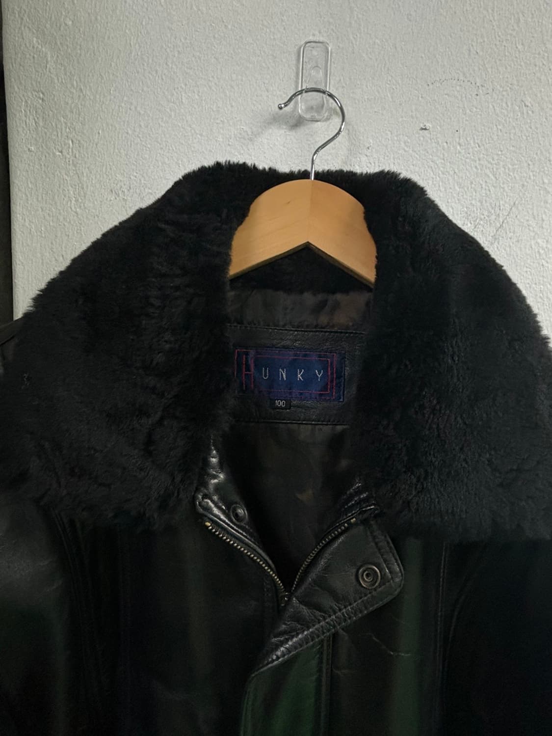 소가죽 무스탕 라이더 자켓 L-XL 상품이미지4