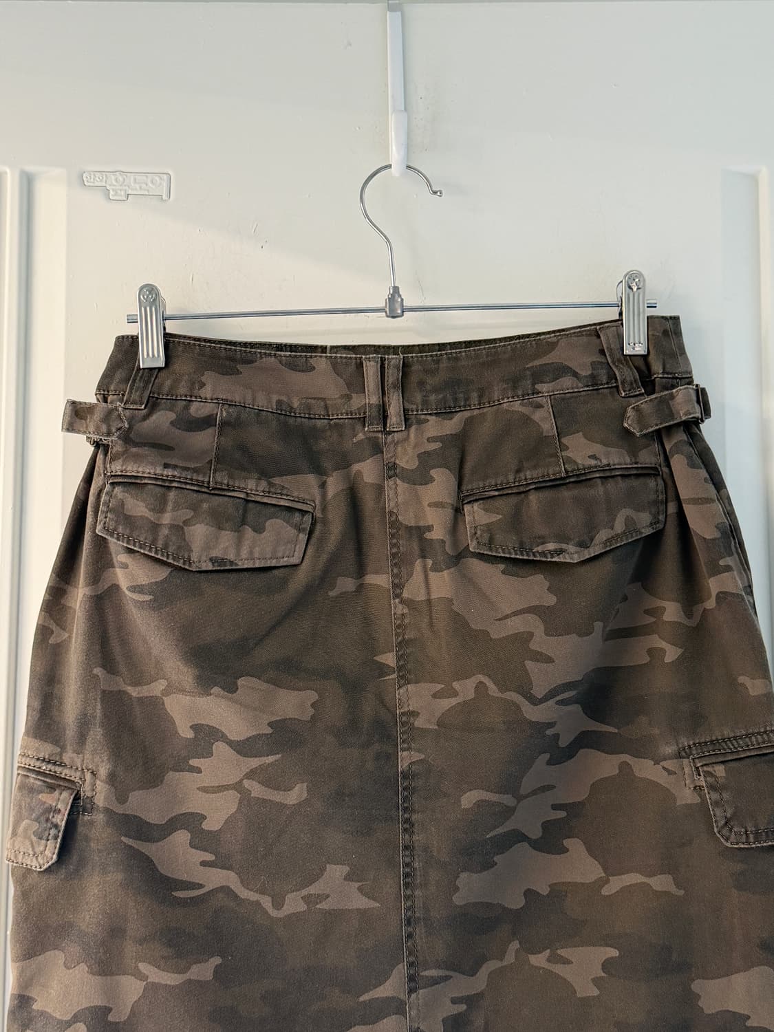 일본빈티지 카모 카고 미디스커트 상품이미지9