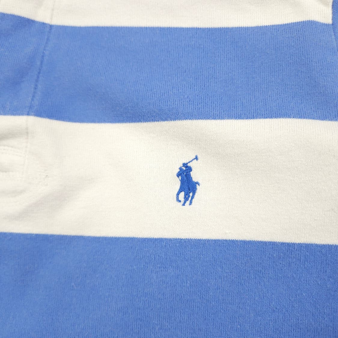 (여성XL) 폴로 랄프로렌 럭비티 흰/파 스트라이프 상품이미지3