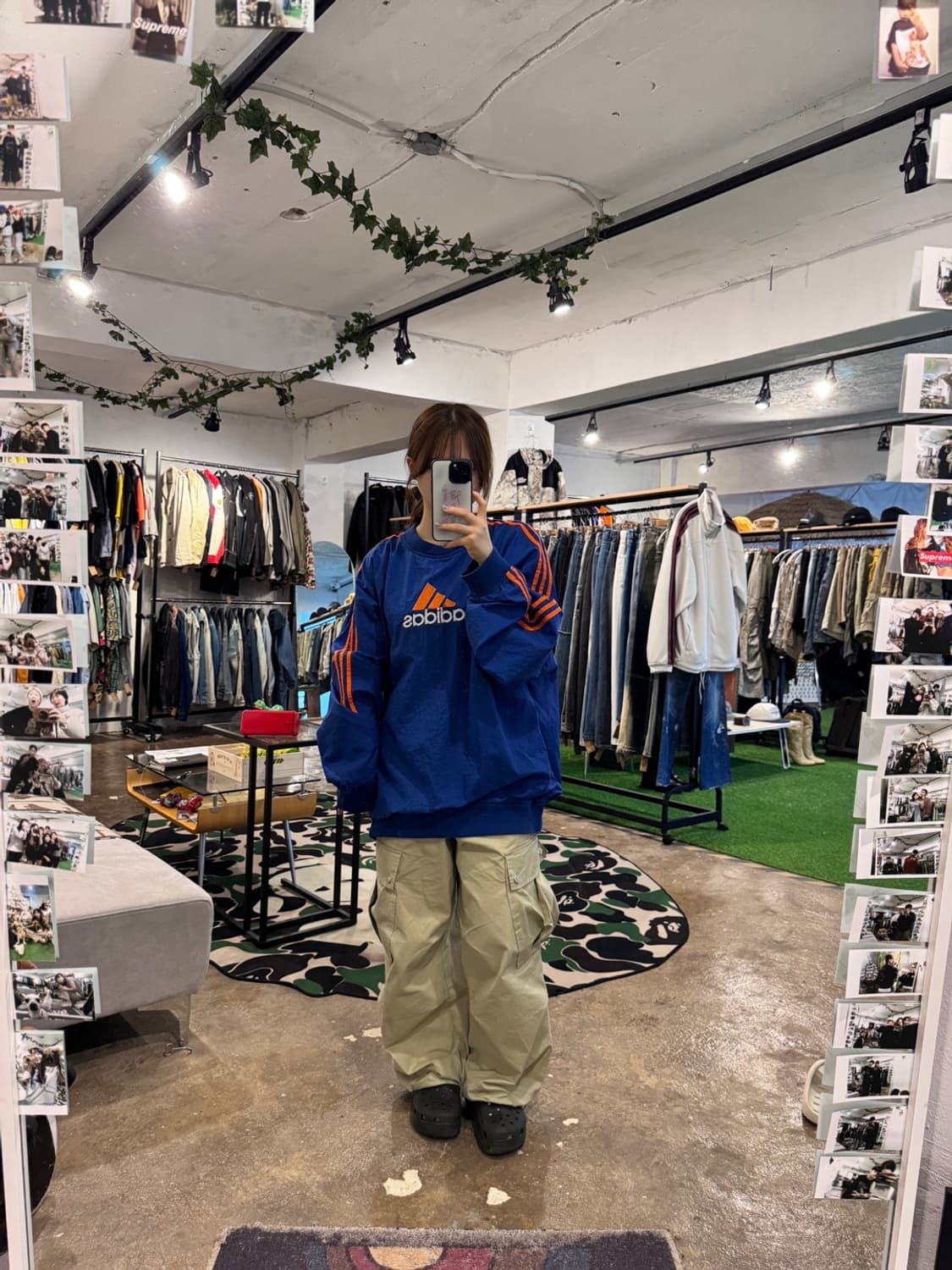 아디다스 올드스쿨 오버핏 웜업 상품이미지6