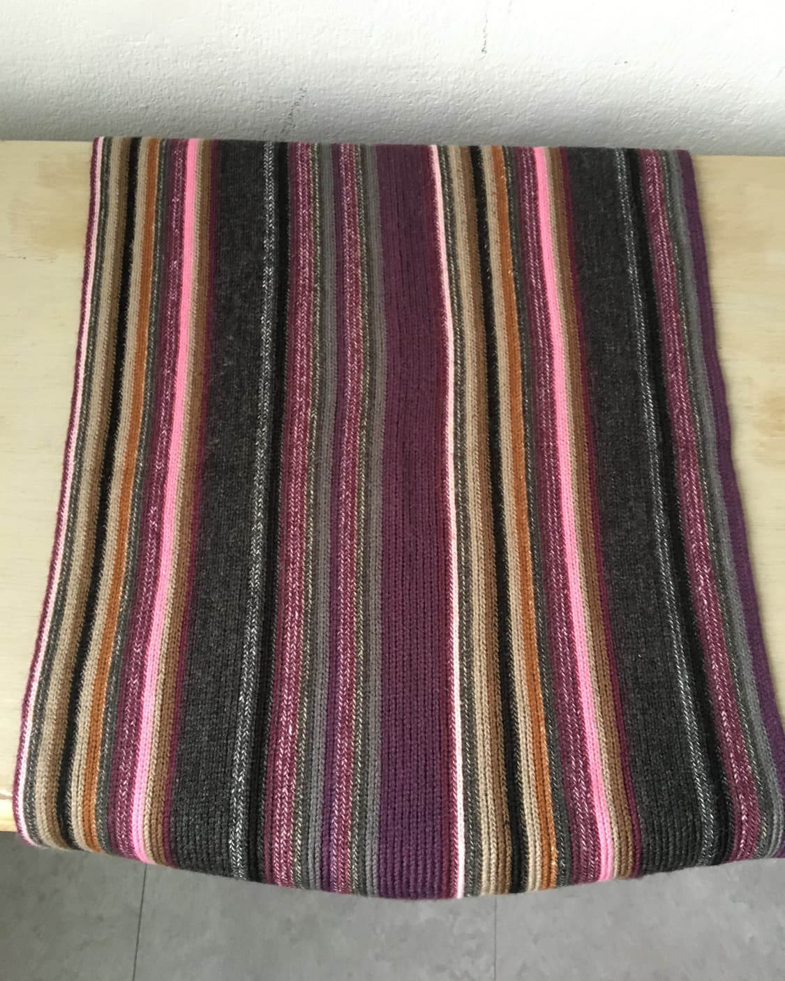  color mixed knit muffler 상품이미지4