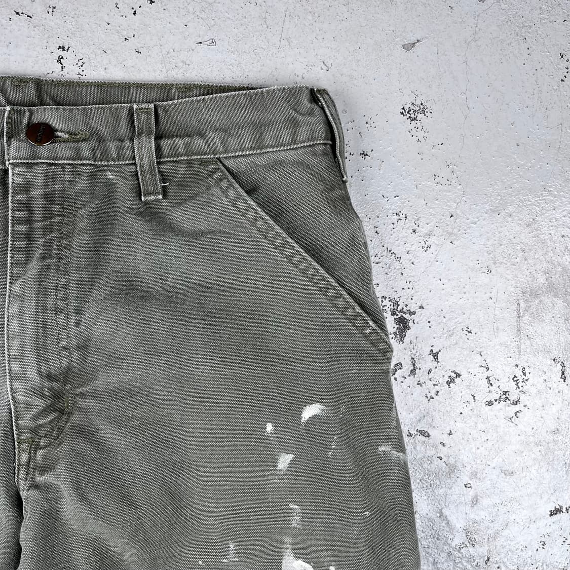 칼하트 모스그린 싱글니 painted 카펜터 팬츠 B11MOS 상품이미지5