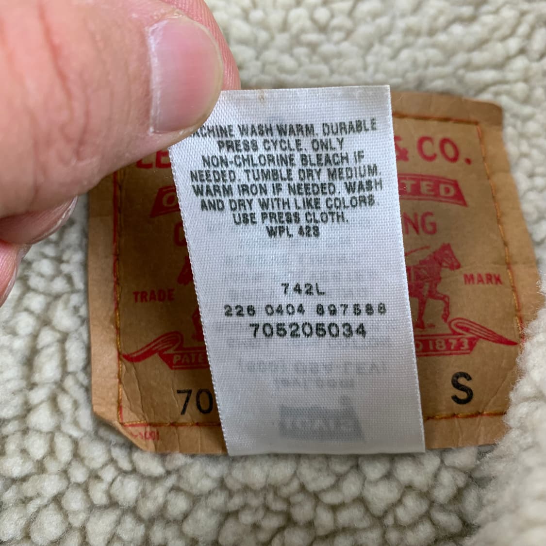 리바이스 레드텝 코듀로이 쉐르파 트러커 자켓 브라운 상품이미지8