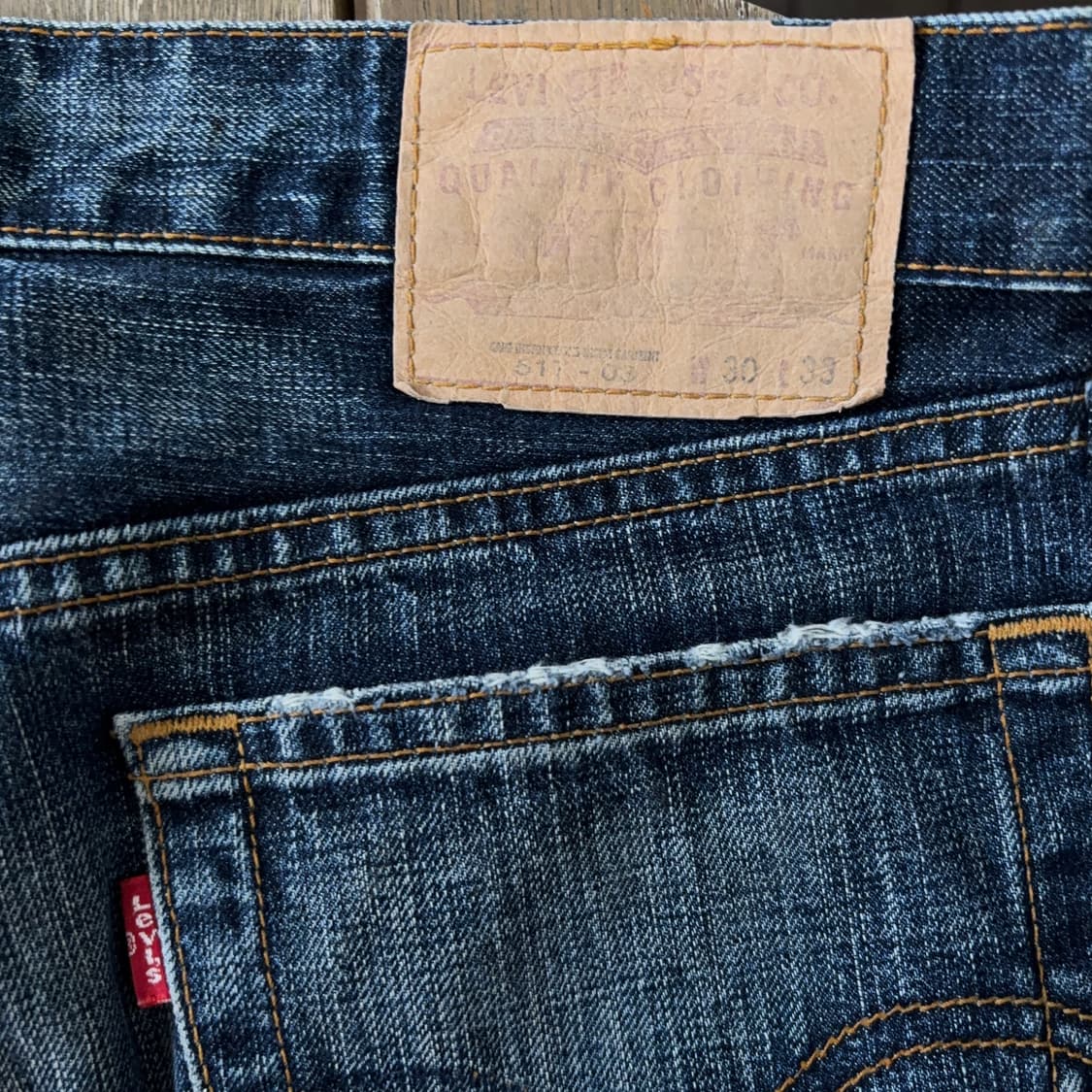 리바이스 Levi’s 517-03 부츠컷 데님 팬츠 – 2004년 생산 상품이미지8
