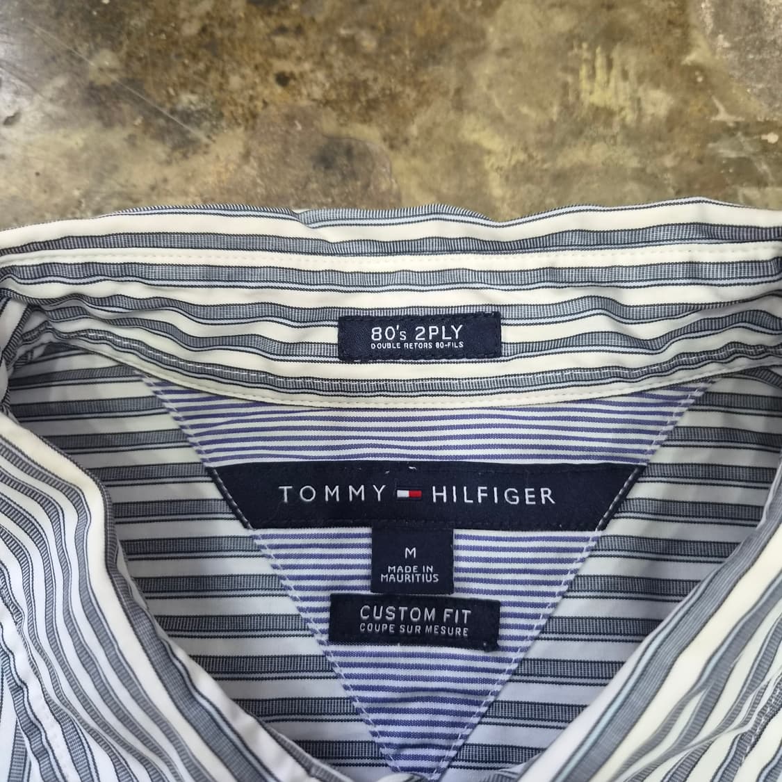 100) 타미힐피거 스트라이프 셔츠 남방 상품이미지3