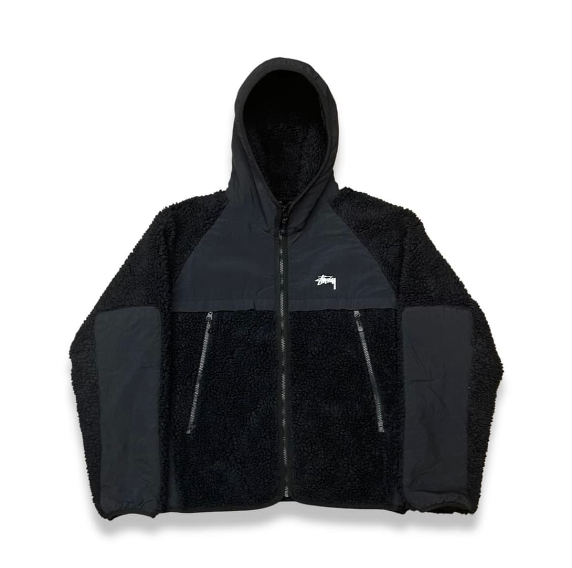 스투시 쉐르파 패널드 후디드 자켓L 상품이미지1