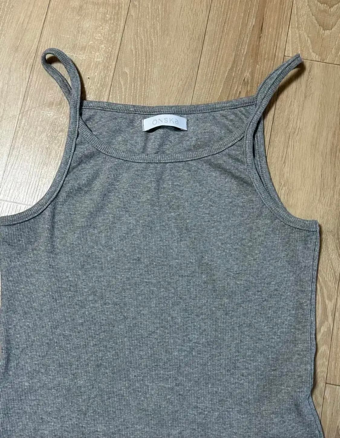 Onska pleats mini one-piece(grey) 상품이미지3