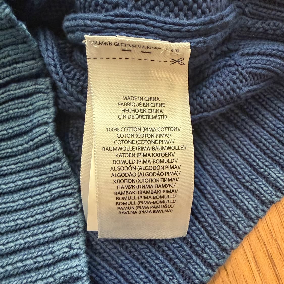 폴로 랄프로렌 (W) 피마 코튼 케이블 니트 상품이미지4