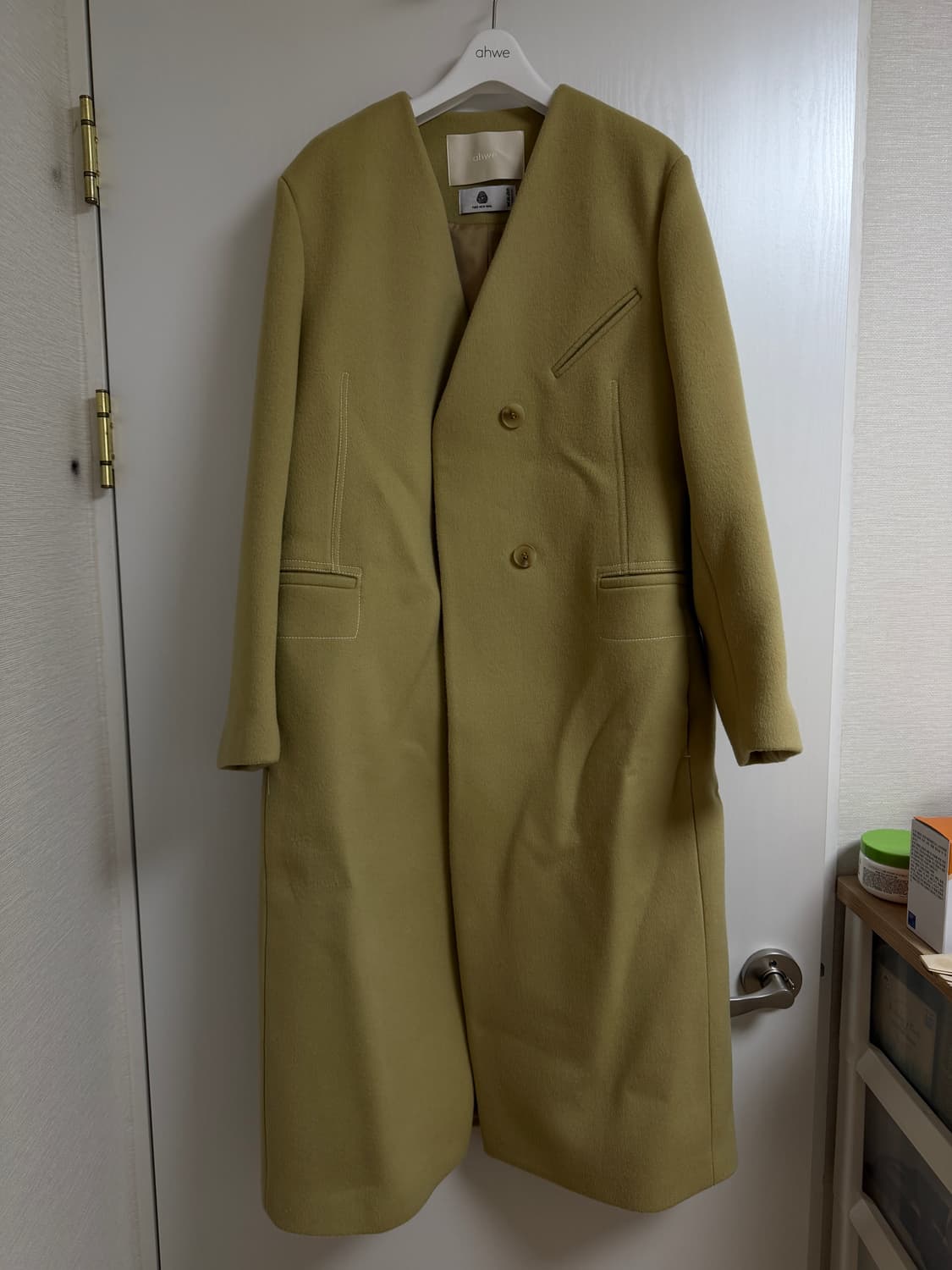 ahwe 울 코트 상품이미지1