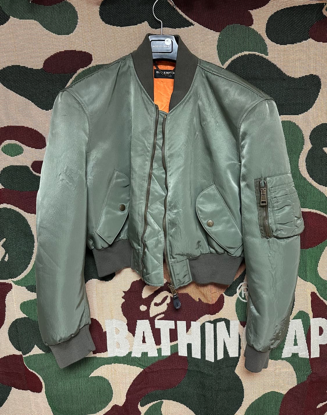 [ L ] 17ss 발렌시아가 크롭 봄버 상품이미지2