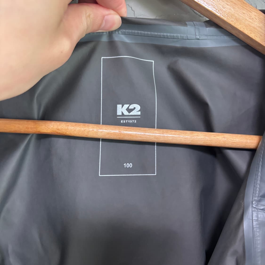 K2 고어텍스 반집업 바람막이 다크 베이지 카키 상품이미지4