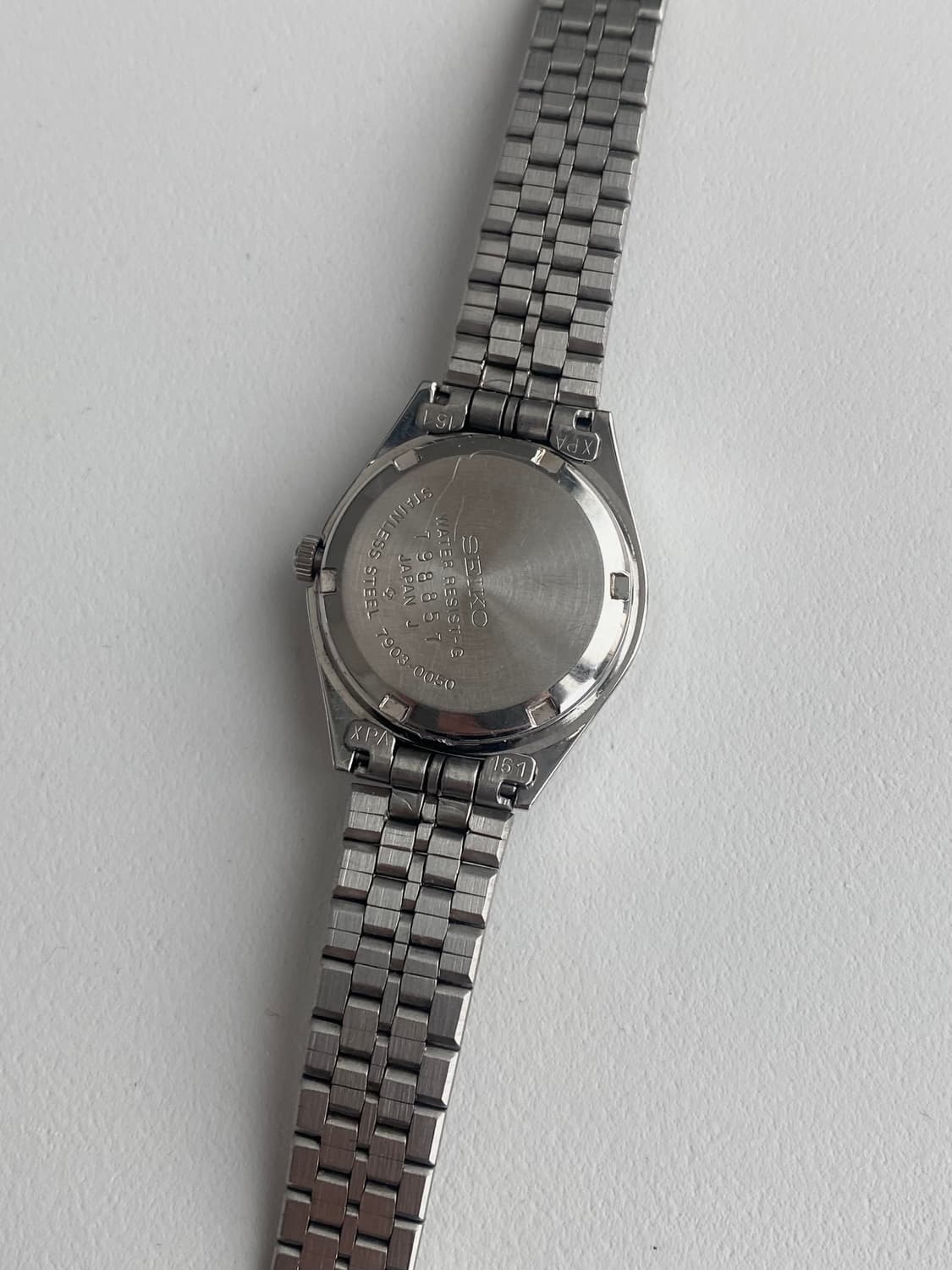 Seiko 세이코 쿼츠 데이데이트 블루 상품이미지4