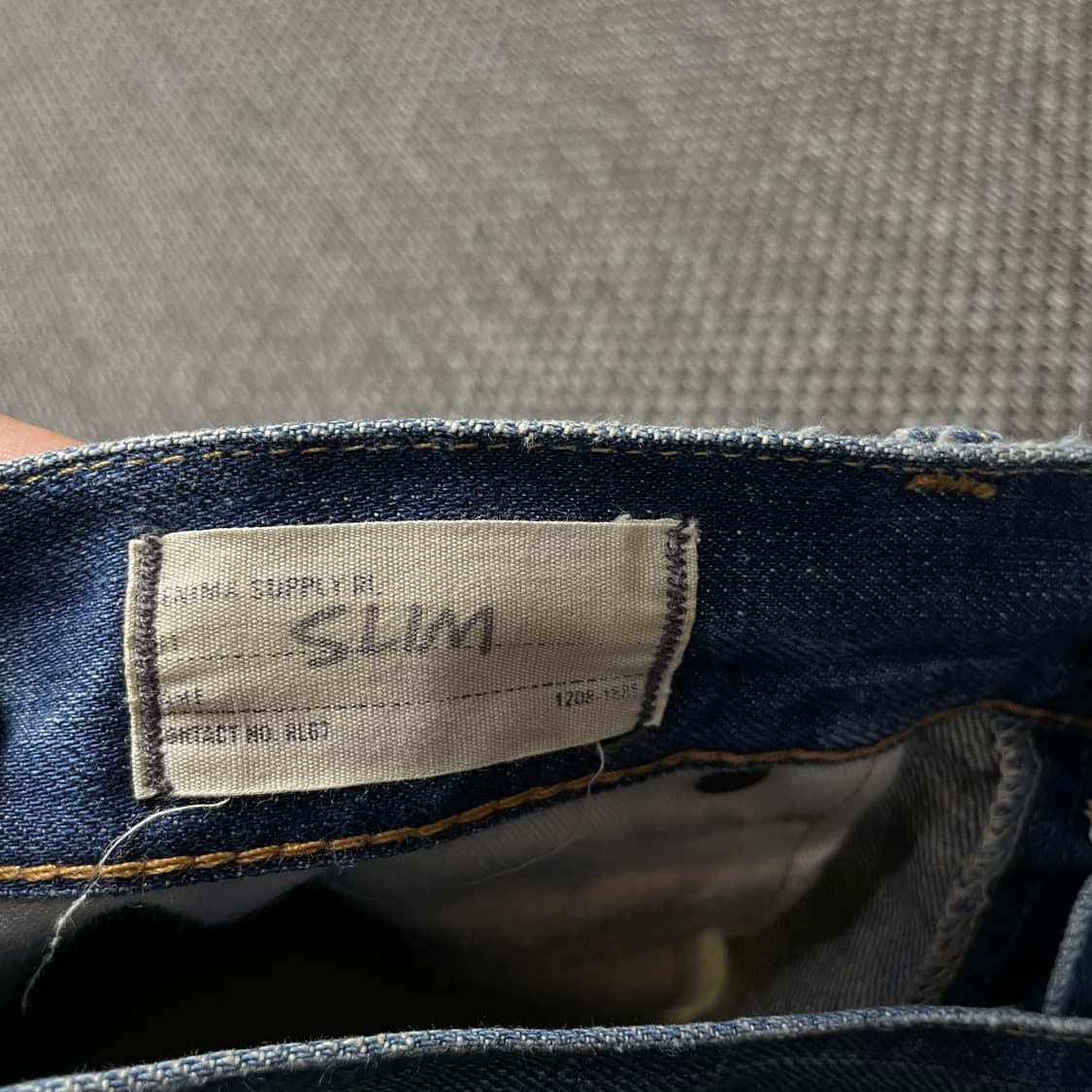 (34) 데님앤서플라이 중청 워싱 데님 팬츠 슬림핏 상품이미지7