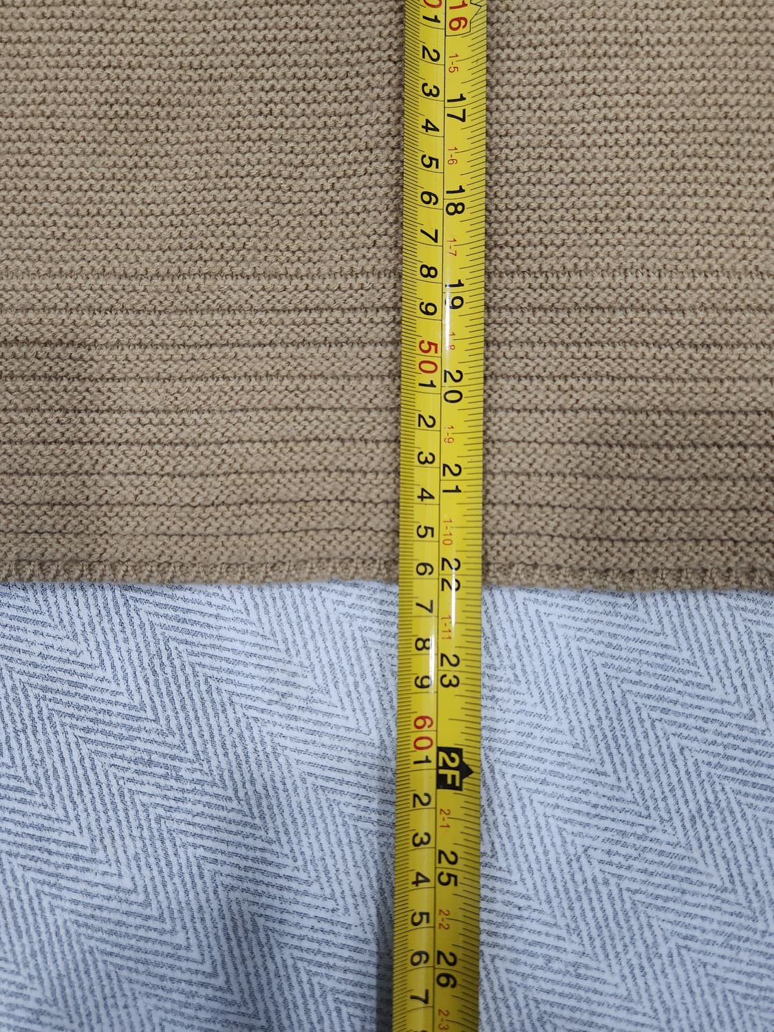 플라밍고 골지 니트 베이지 여성 90~95사이즈 상품이미지10