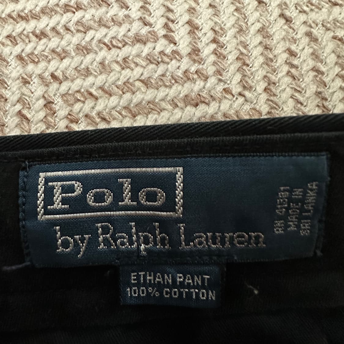 POLO RALPH LAUREN chino pants black 상품이미지4