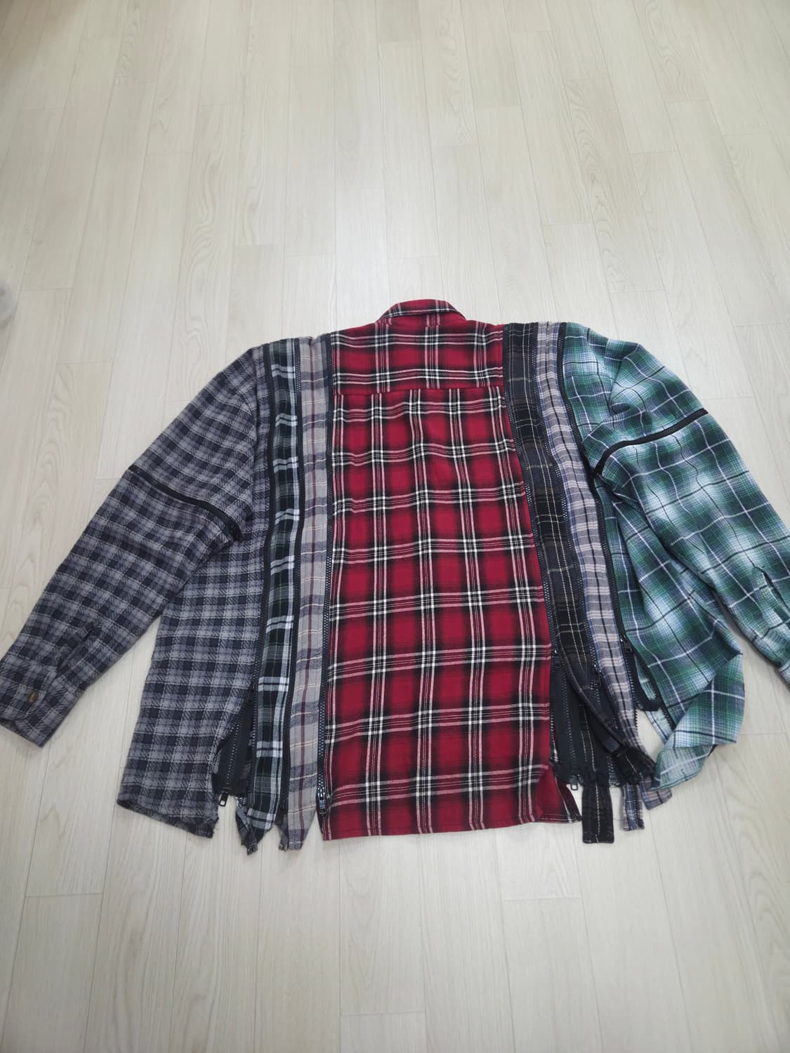 리빌드 바이 니들스 7컷 지퍼 와이드 셔츠 상품이미지3