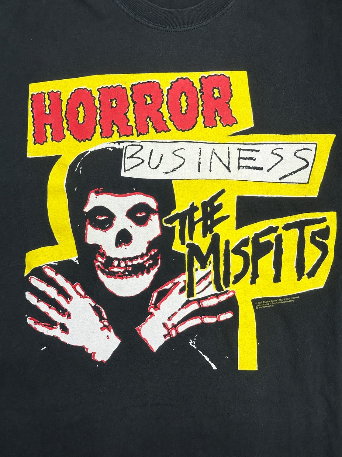 2005' MISFITS 호러 비즈니스 티셔츠 L 상품이미지3