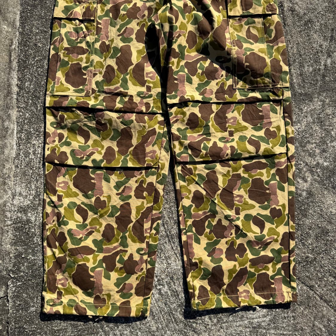 [33] 빈티지 덕 헌팅 카모 패턴 카고 팬츠 상품이미지5