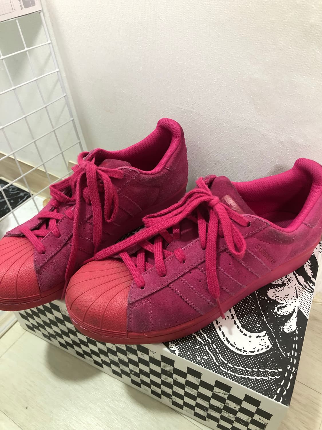 아디다스 슈퍼스타 핑크 상품이미지5