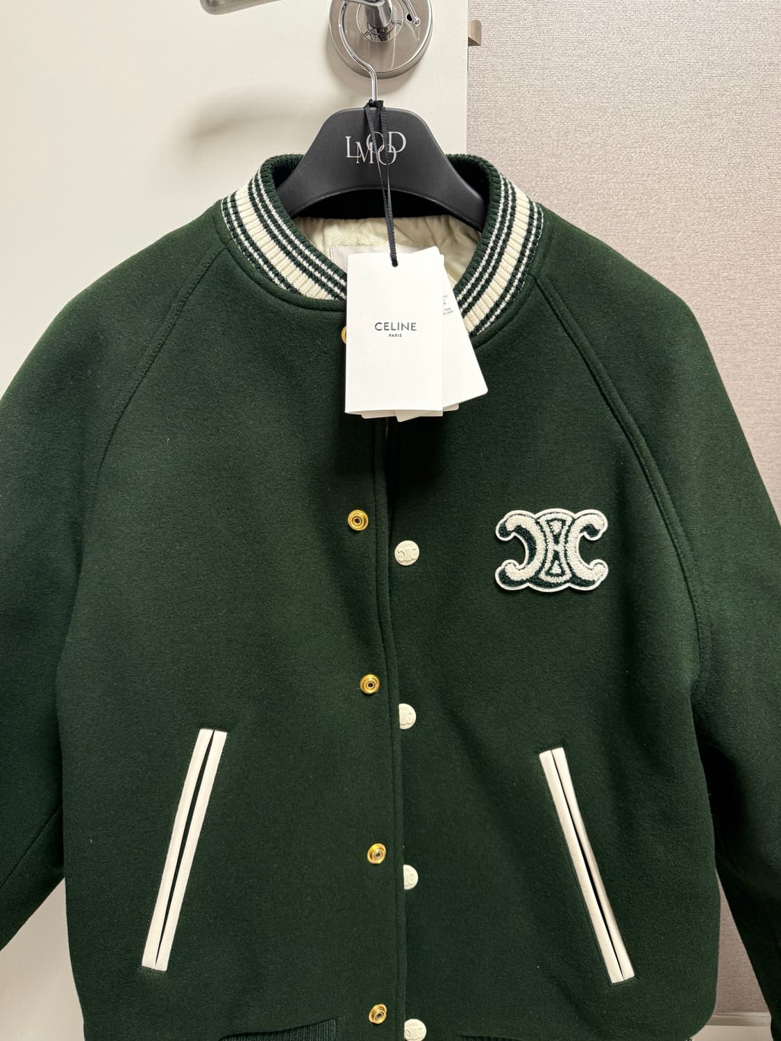 셀린느 25fw 트리옹프 바시티 테디자켓 상품이미지1