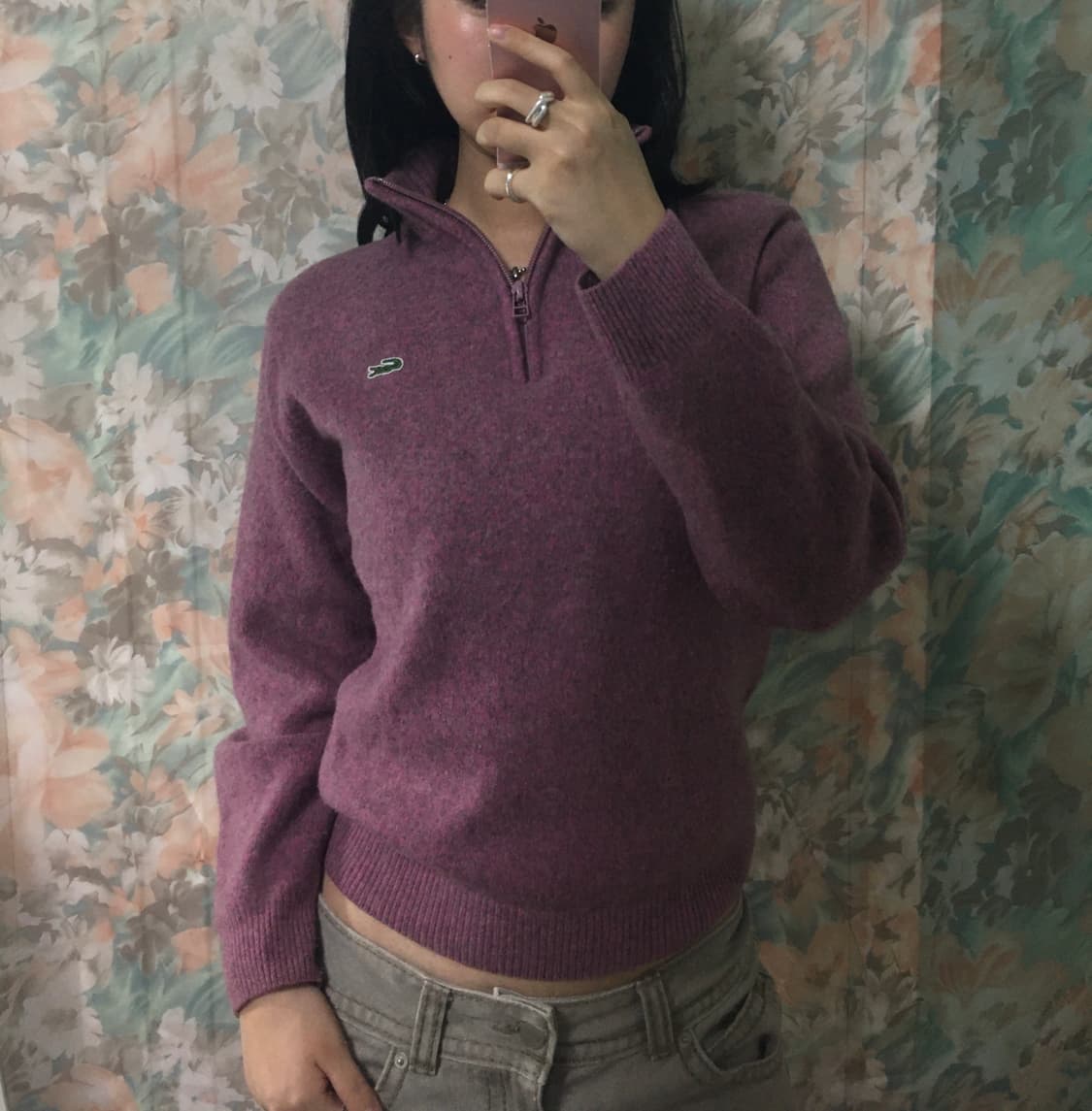Lacoste vintage pink knitwear 상품이미지1