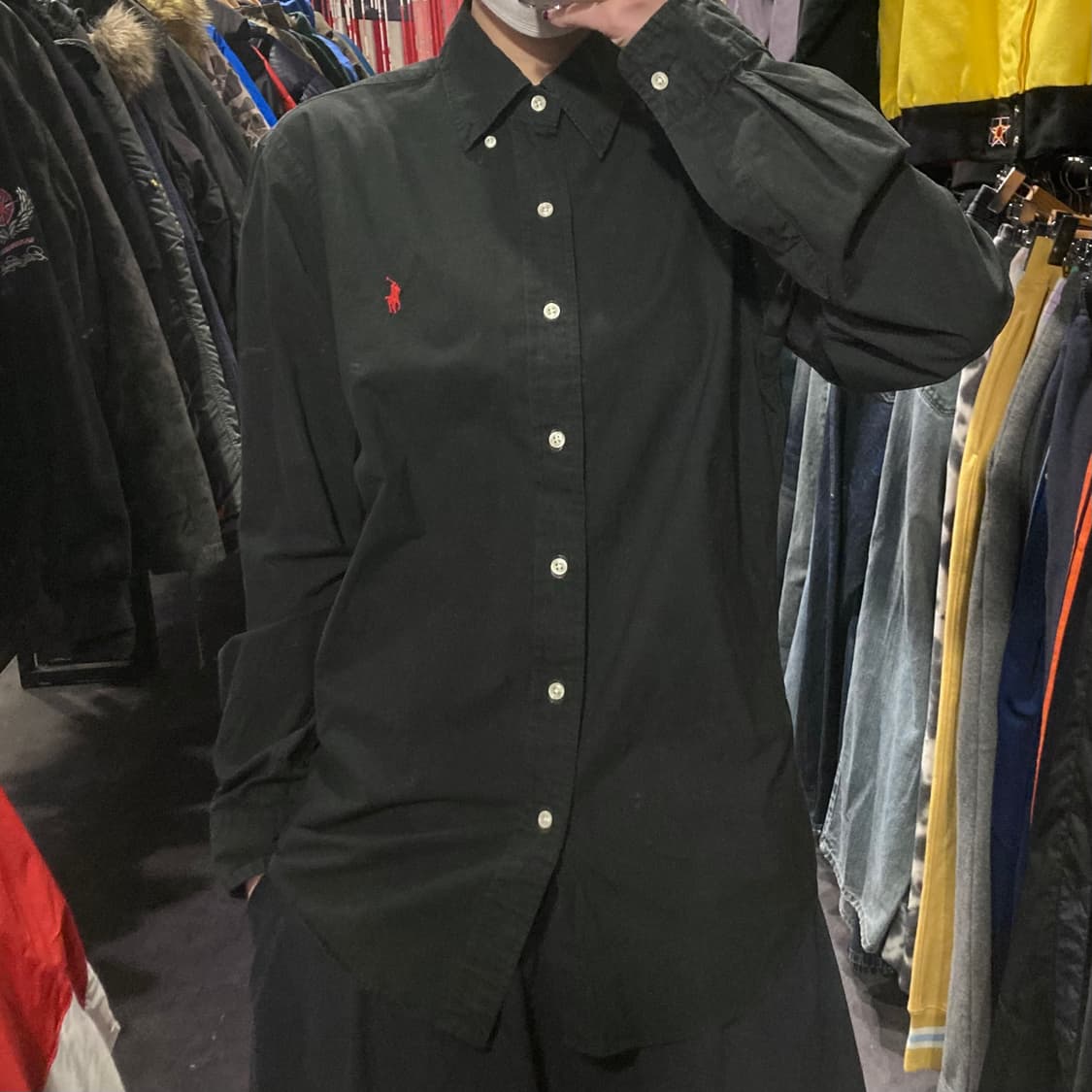 [IM] 폴로 랄프로렌 셔츠 블랙 상품이미지3
