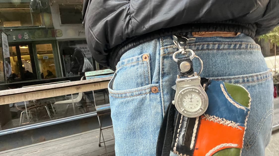 빈티지 시계 키링 상품이미지3