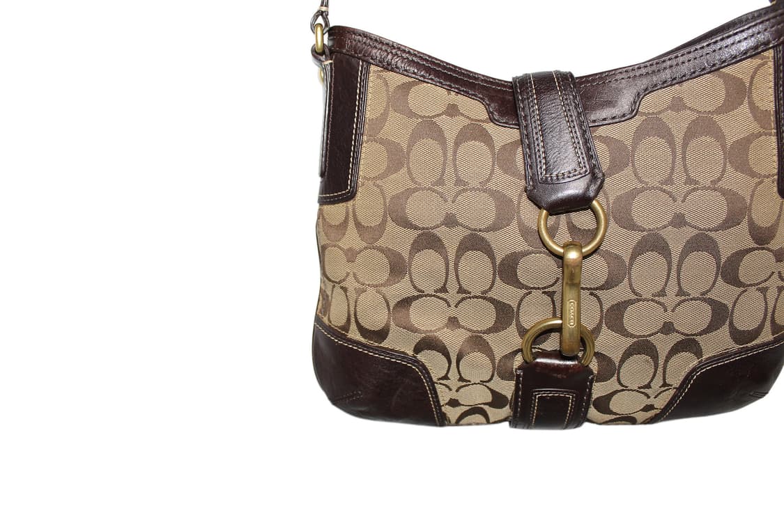 2000s COACH 코치 모노그램 숄더백 상품이미지2