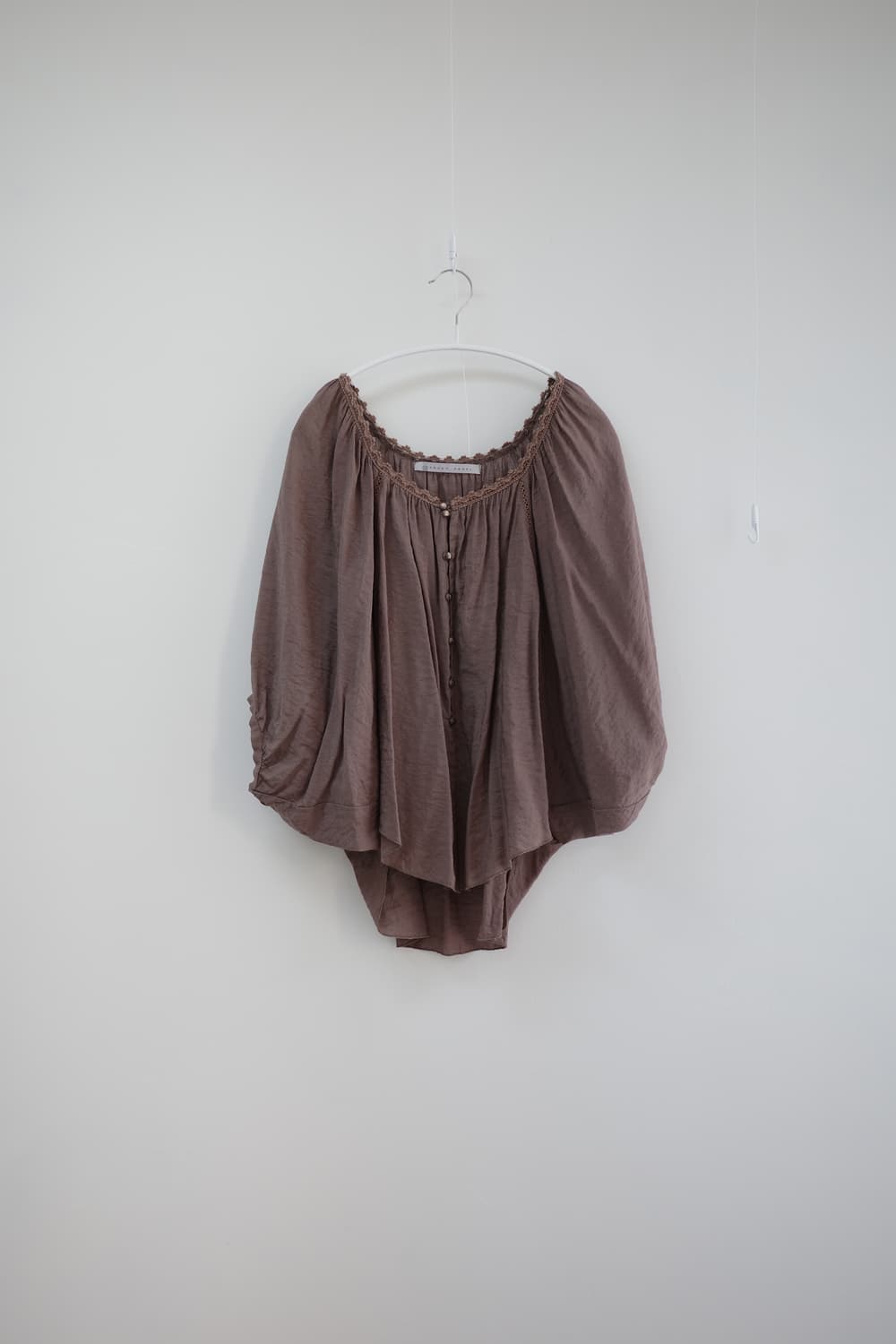 Crazy Angel choco brown blouse 상품이미지3