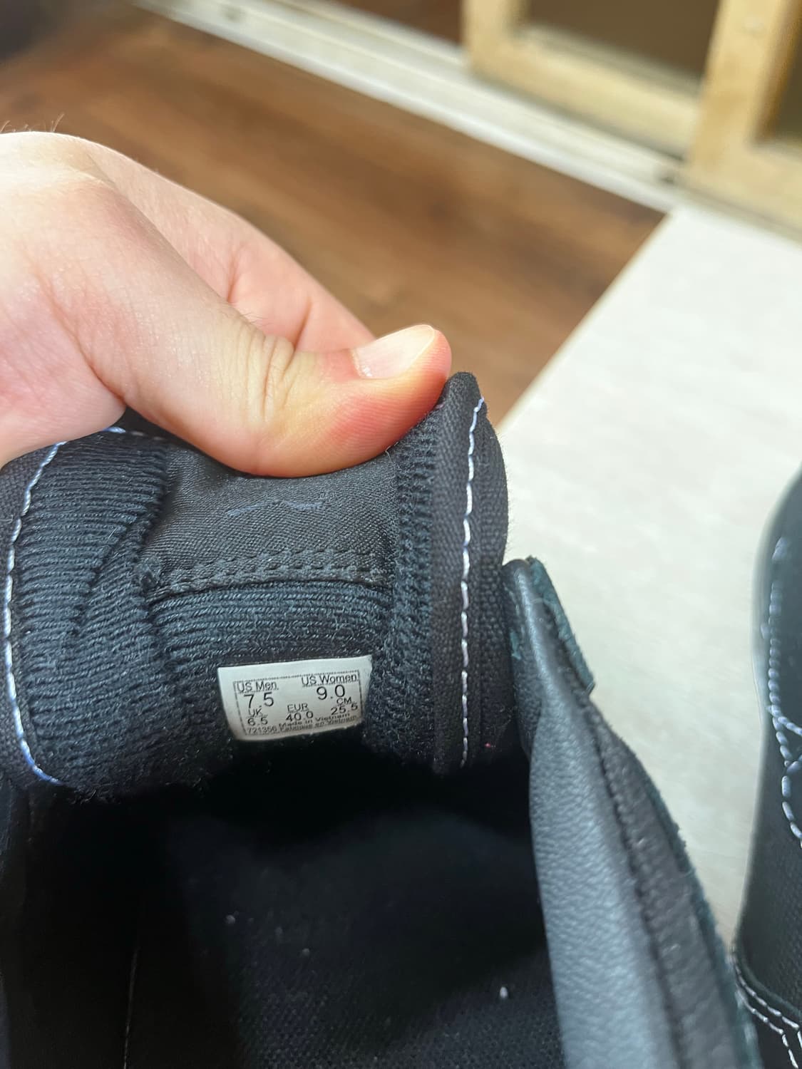 반스 하프캡 리이슈 33 블랙 상품이미지4