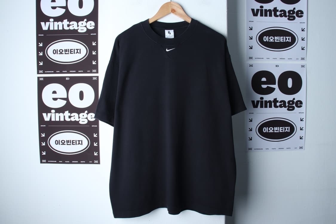 (2XL-3XL) 나이키 반팔 티셔츠 빅사이즈 스웻 블랙-H32152 상품이미지2