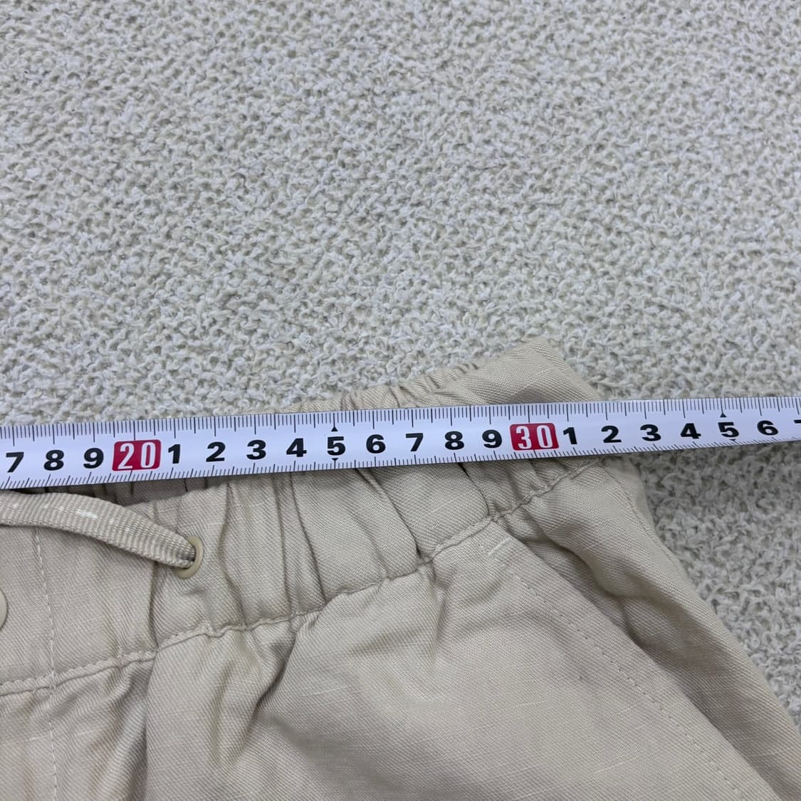 2 하이드아웃 베이지 린넨 치노 팬츠 0608E2 상품이미지7