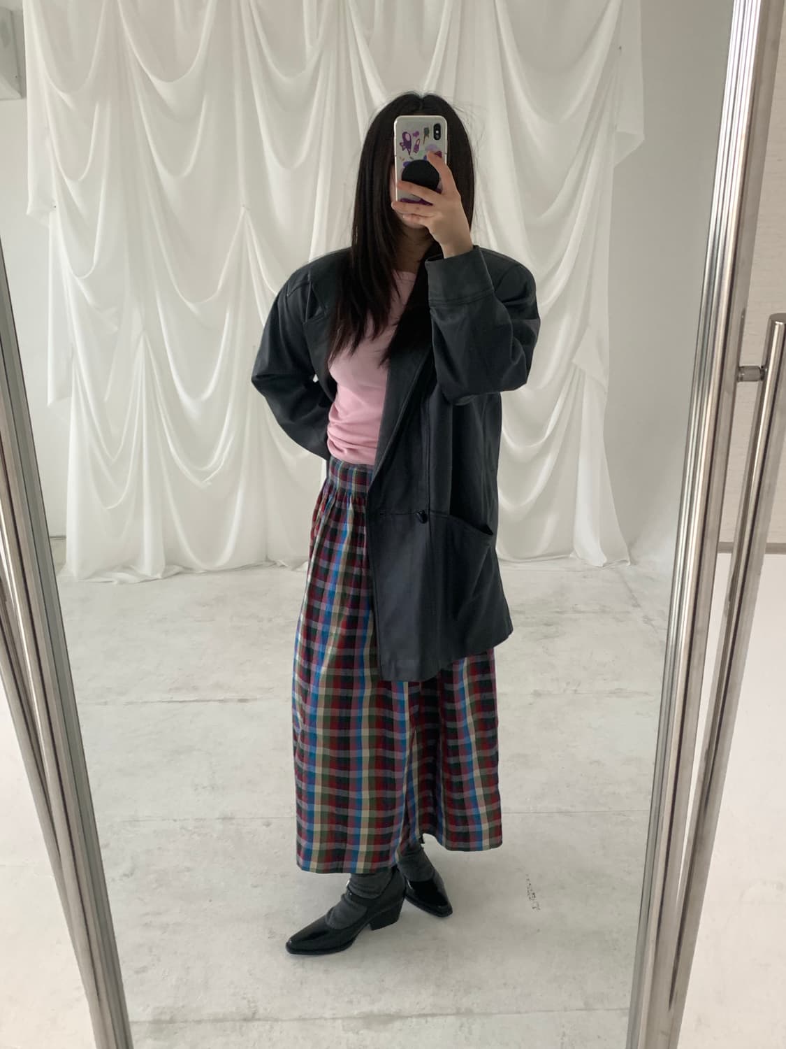 Check linen flair sk 상품이미지3