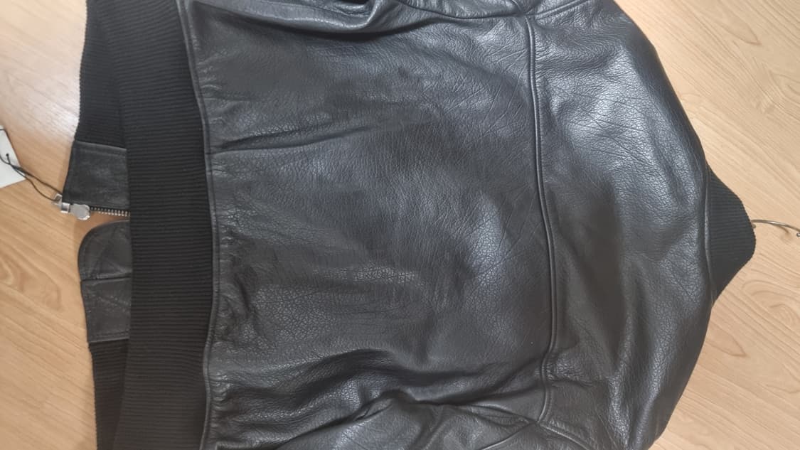 자라 블랙 레더 봄버 자켓 L 새상품 상품이미지4