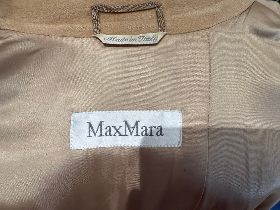 MaxMara 캐시미어 코트 베이지 상품이미지6