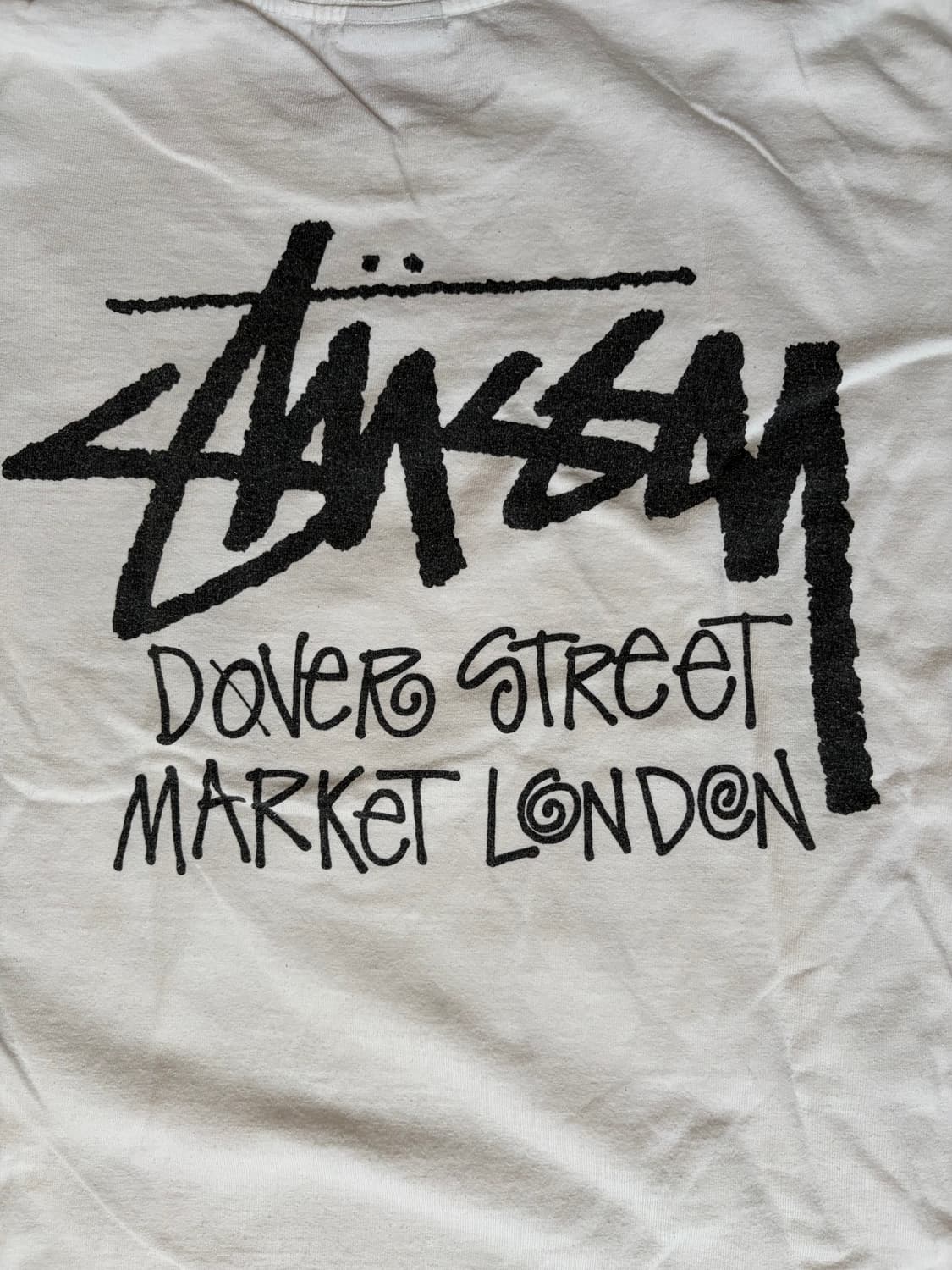 [XL] 스투시x도버 스트리트 마켓 런던 롱슬리브 화이트  상품이미지6