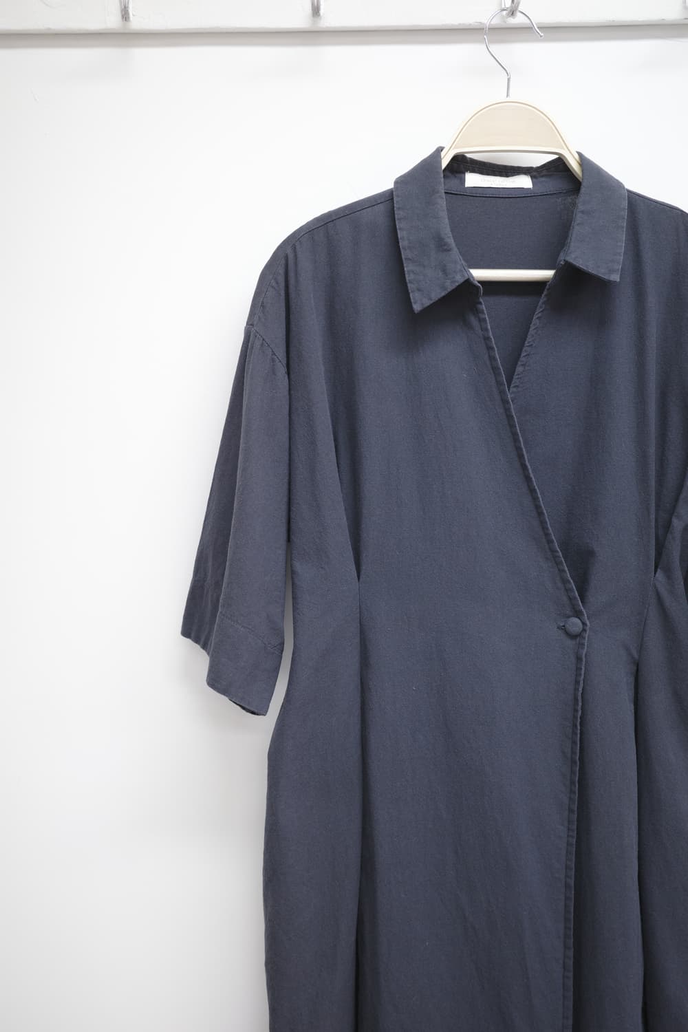 일본 빈티지 차콜  셔츠 원피스 상품이미지4