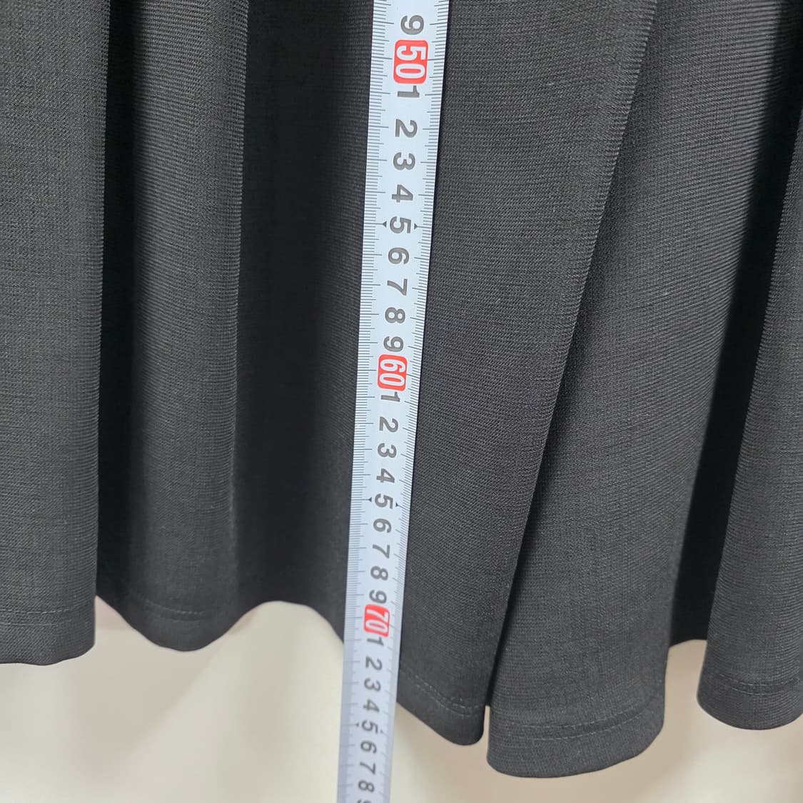 1034 [세루티] 블랙 플리츠 큐롯팬츠 와이드핏 예쁜 핏 / 55 상품이미지4