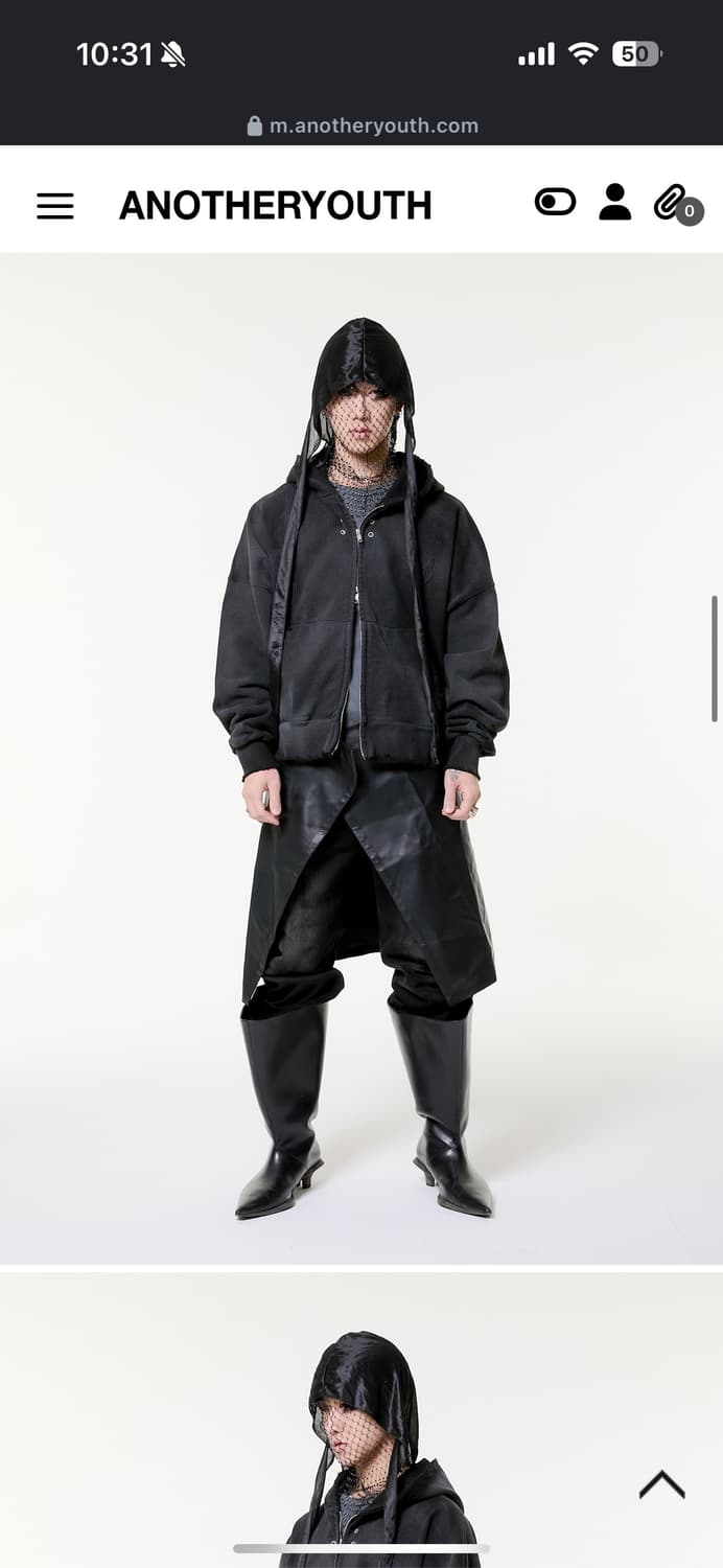 어나더유스 본 윙 후드집업 상품이미지3