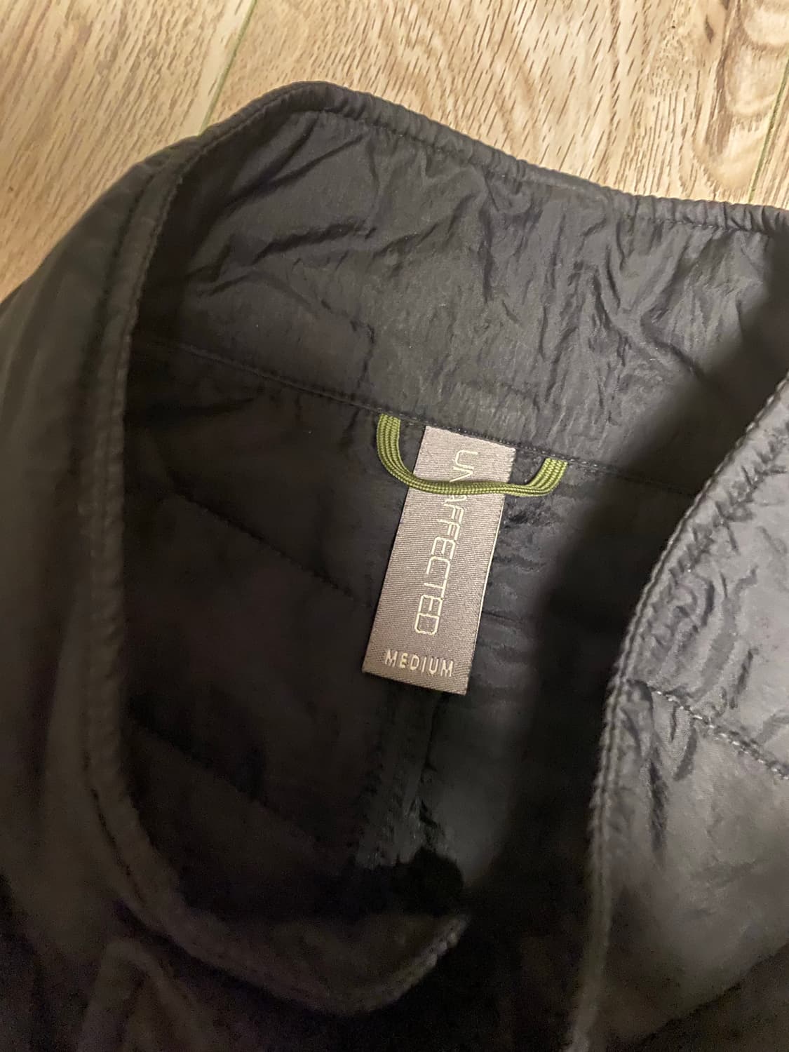 언어펙티드 퀼티드 블루종 블랙 상품이미지2