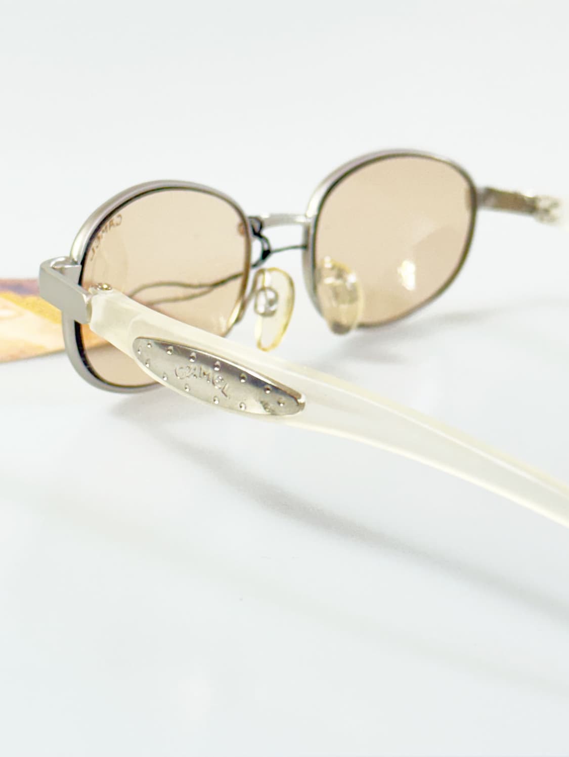 90s CAMEL 카멜 슬림 오벌 프레임 틴트 빈티지 선글라스 상품이미지4