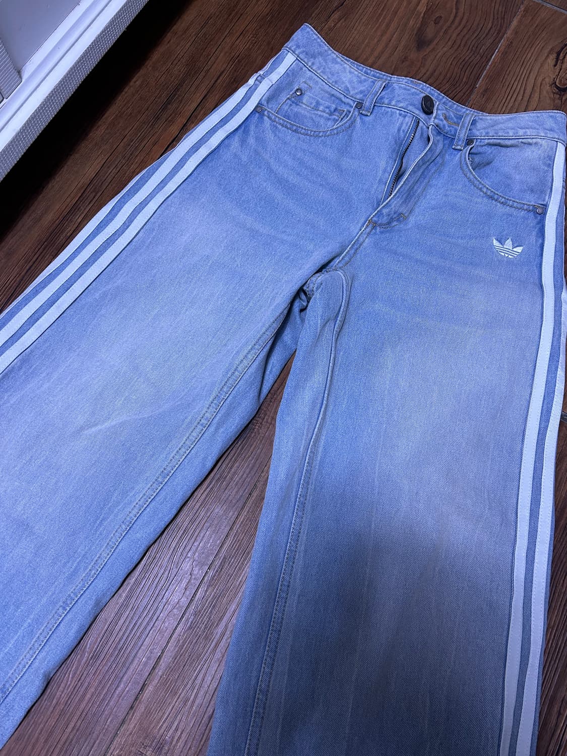 아디다스 스트레이트 핏 데님 연청 25 상품이미지2