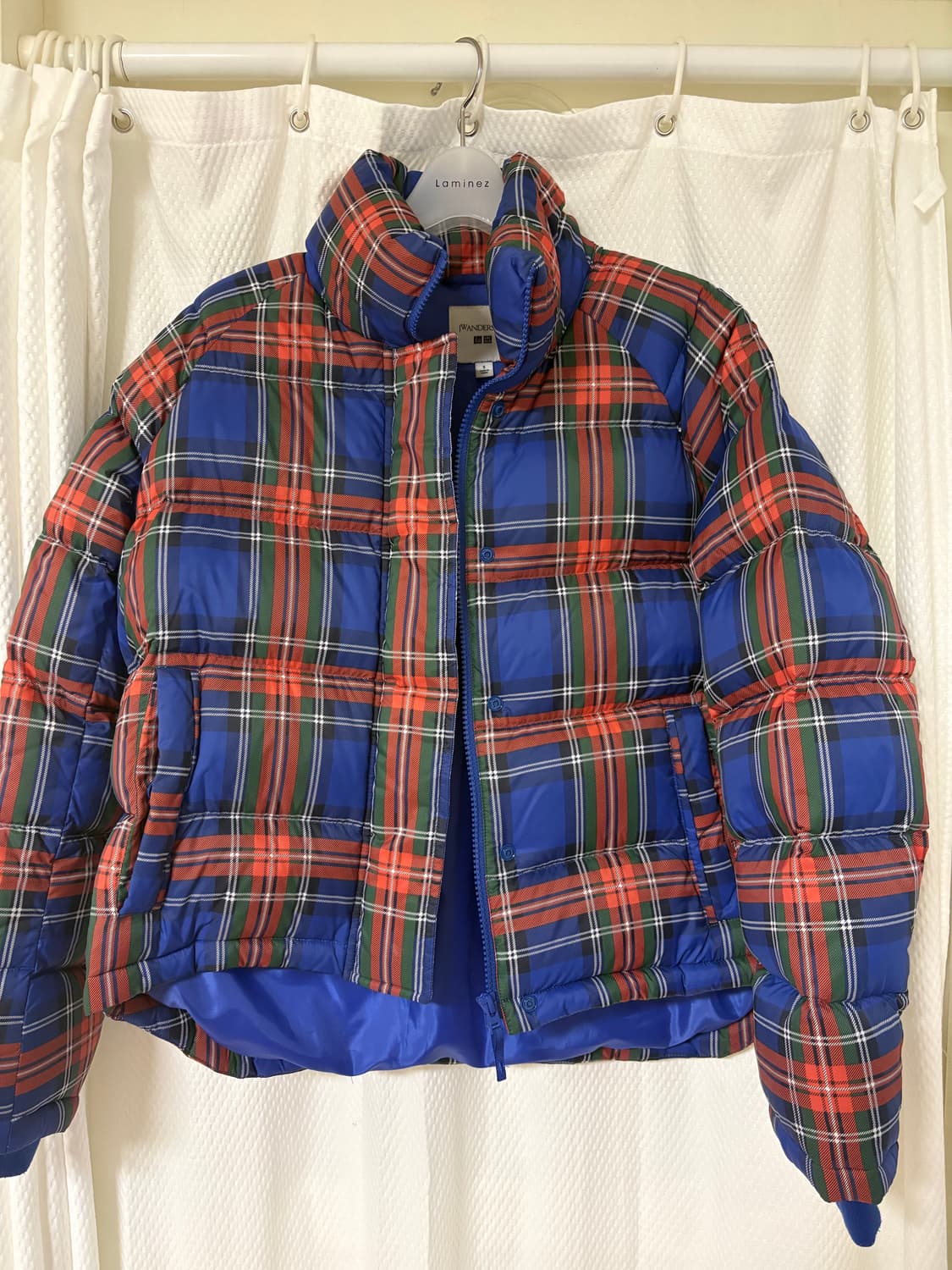 JW앤더슨 체크패딩 유니클로  상품이미지1