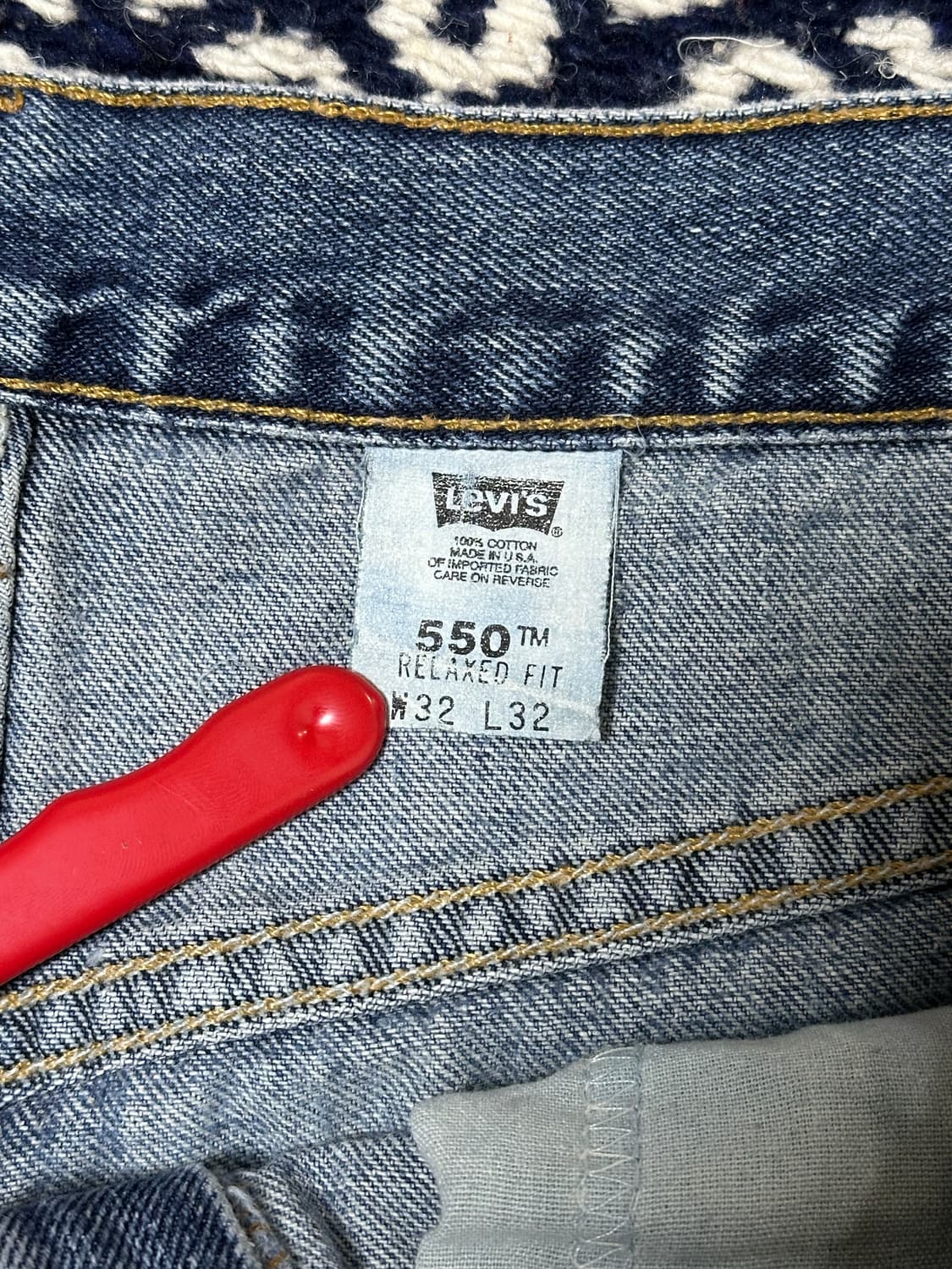 [리바이스] Levi’s 550 Denim W32 L32 상품이미지7