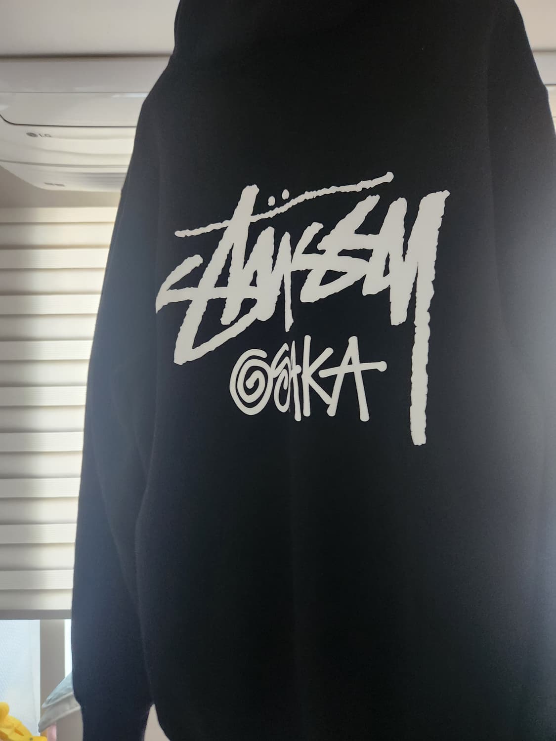 스투시 오사카 후드 블랙 L 상품이미지4